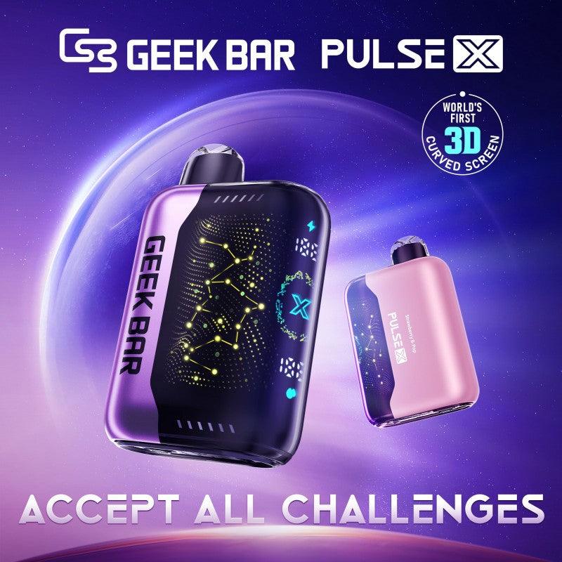 Geek Bar Pulse X 25000 Puffs: Advanced Technology and Futuristic Design THE CLUB Geek Bar Pulse X 25000 Puffs: Advanced Technology and Futuristic Design THE CLUB