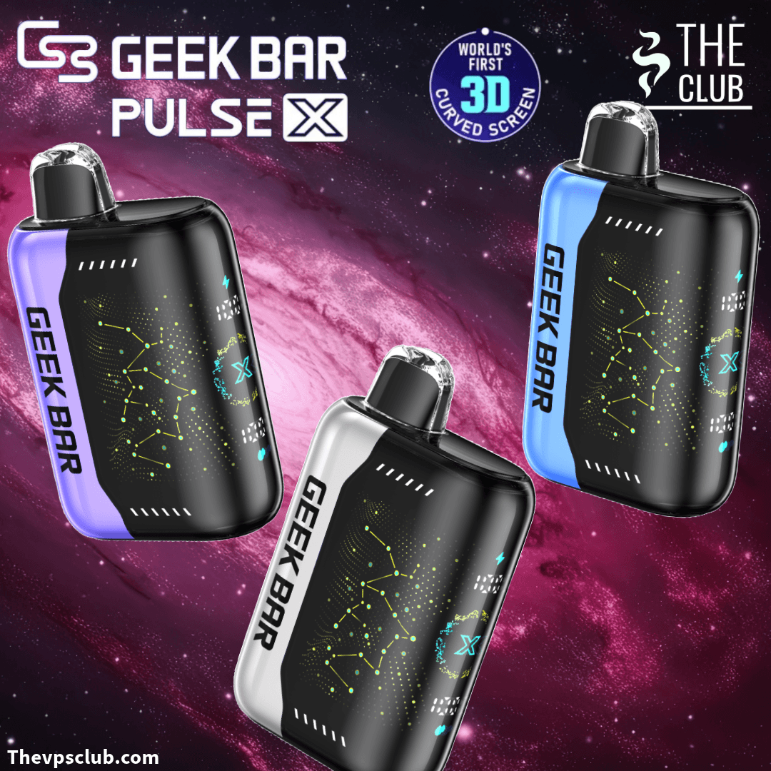 Geek Bar Pulse X 25000 Puffs: Advanced Technology and Futuristic Design THE CLUB Geek Bar Pulse X 25000 Puffs: Advanced Technology and Futuristic Design THE CLUB
