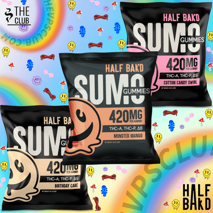 SUMO GUMMIES - HALF BAK'D - THE CLUB MX